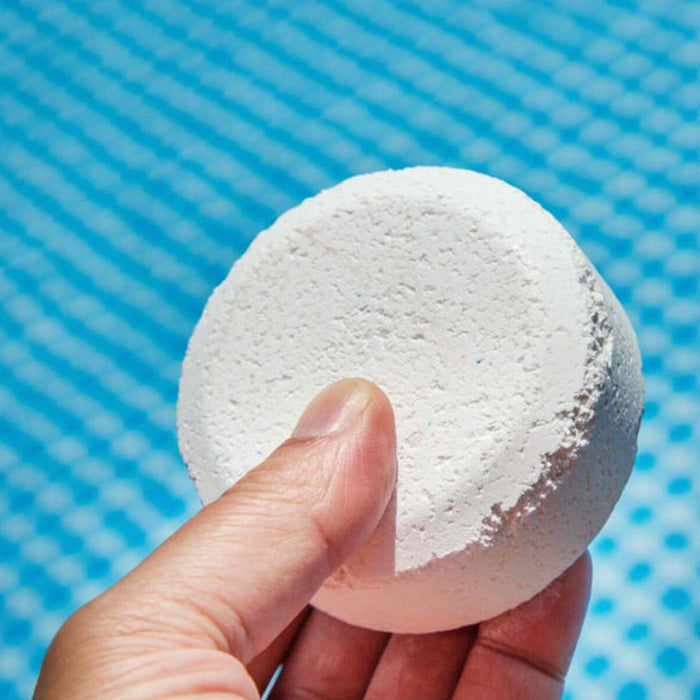 50 lbs 3 Inch Stabilized Chlorine Tablets for Sanitizing Swimming Pools, Slow Dissolving 90% available chlorine