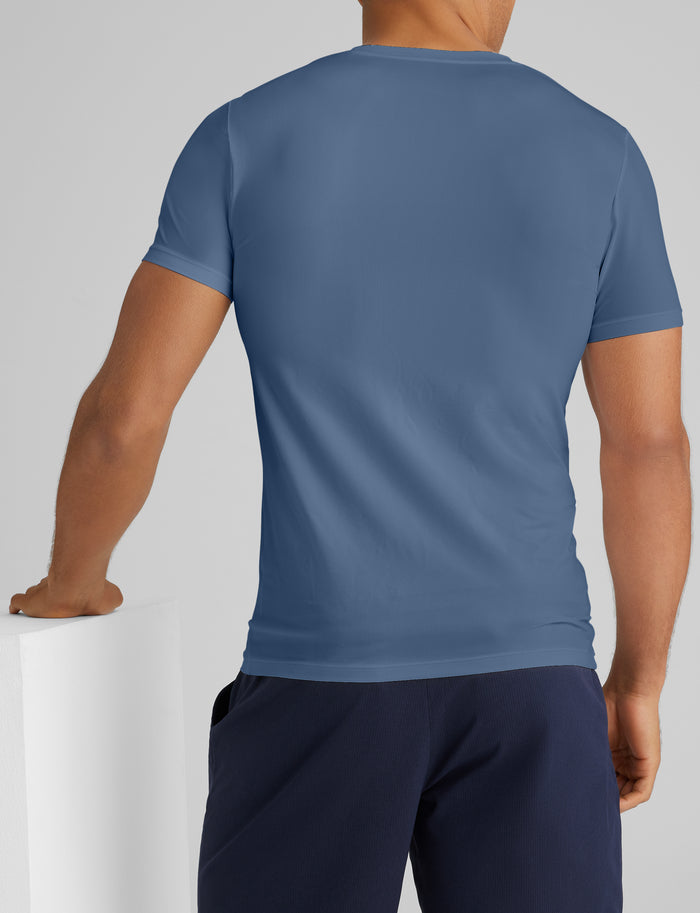 Air Crew Neck::Blue Horizon