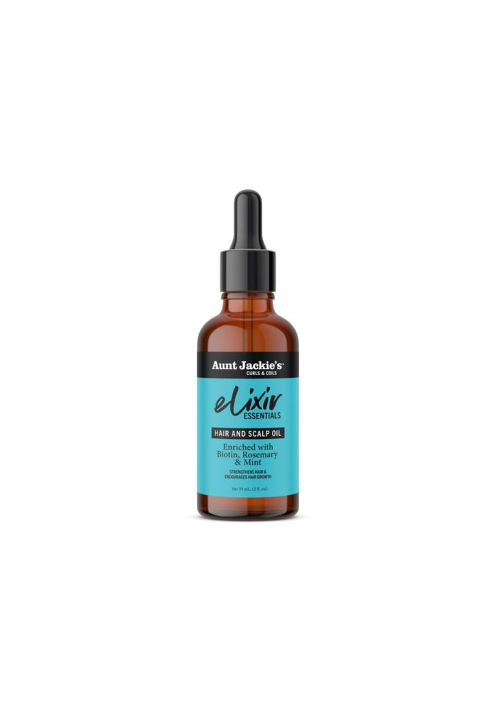 Aunt Jackie’s Elixir Biotin Rosemary Mint Oil 59 ml – Verzorgende Hoofdhuidolie