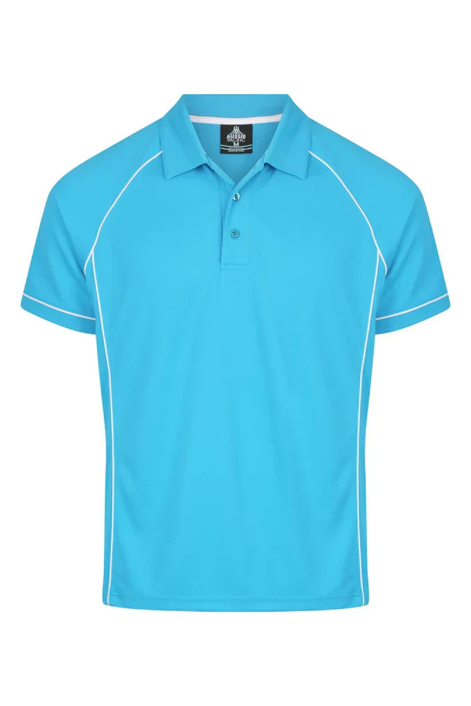 S / Pacific Blue/White