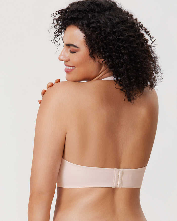 Women's Bandeau Strapless Bra Coconut White