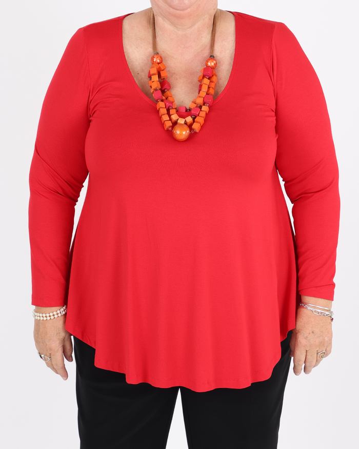 Basic Top Red- Mat