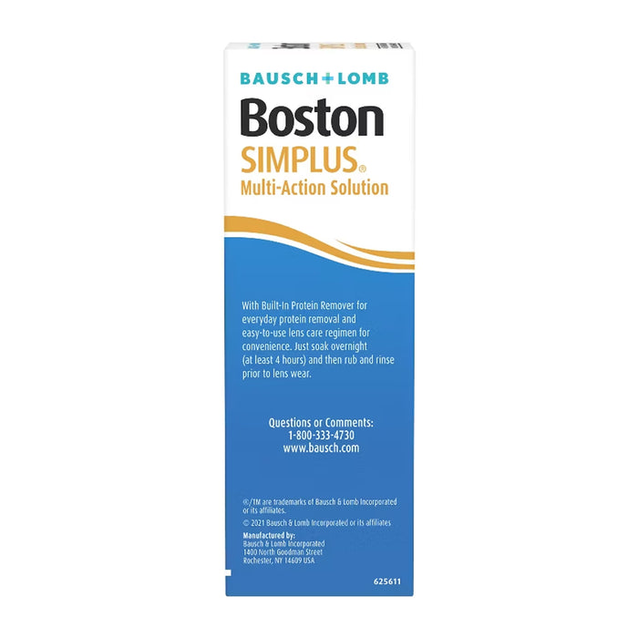Bausch + Lomb Boston SIMPLUS RGP Solution 3.5 fl oz - 24 Pack