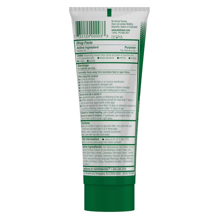 Biofreeze Original Green Menthol Pain Relief Gel - 3 oz - 24 Pack