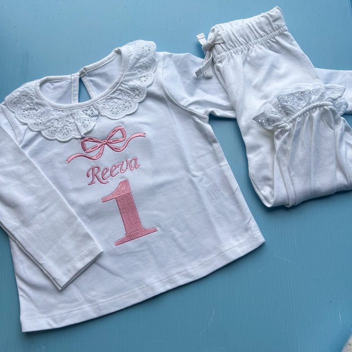 Bow Birthday Pyjamas