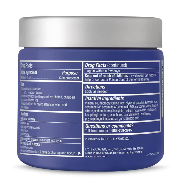 CeraVe Healing Ointment Skin Protectant Unscented for Dry Cracked and Chafed Skin - 12 oz - 12 Pack