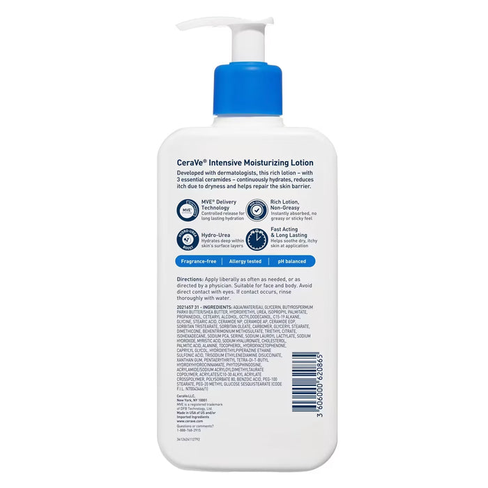 CeraVe Intensive Moisturizing Lotion for Dry to Very Dry Skin - 12 oz - 12 Pack
