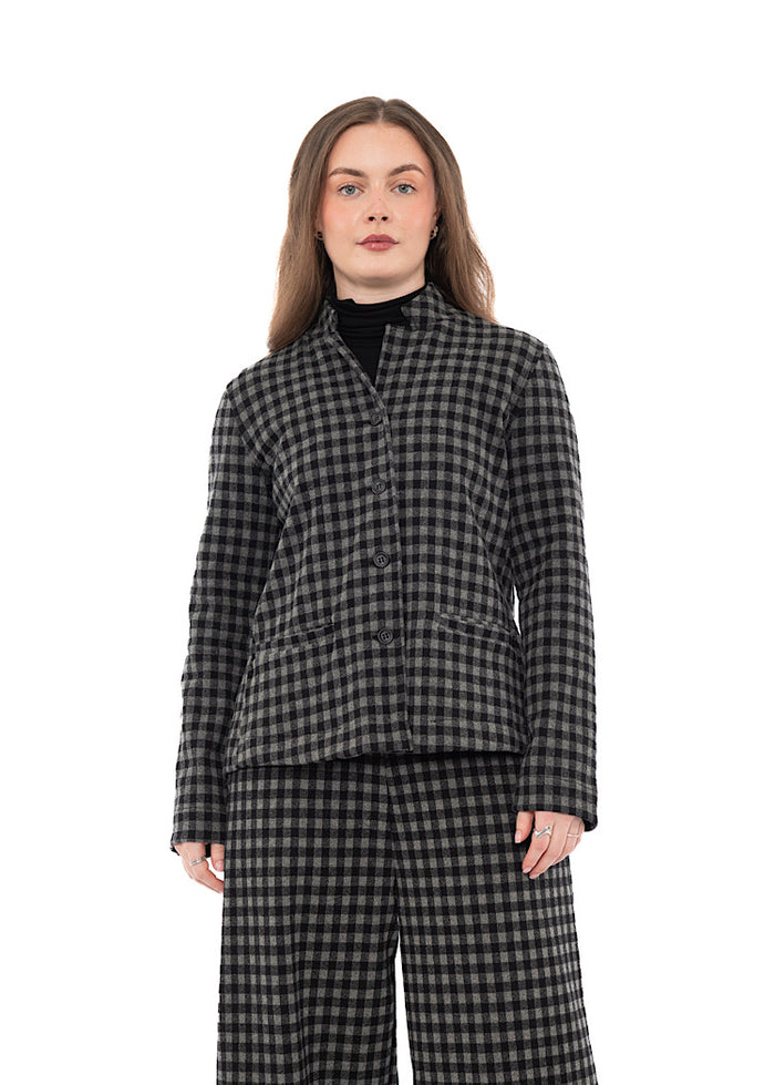 CL CHECKED APRILE JQ JACKET