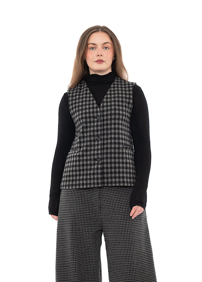 CL CHECKED GENNY WAISTCOAT