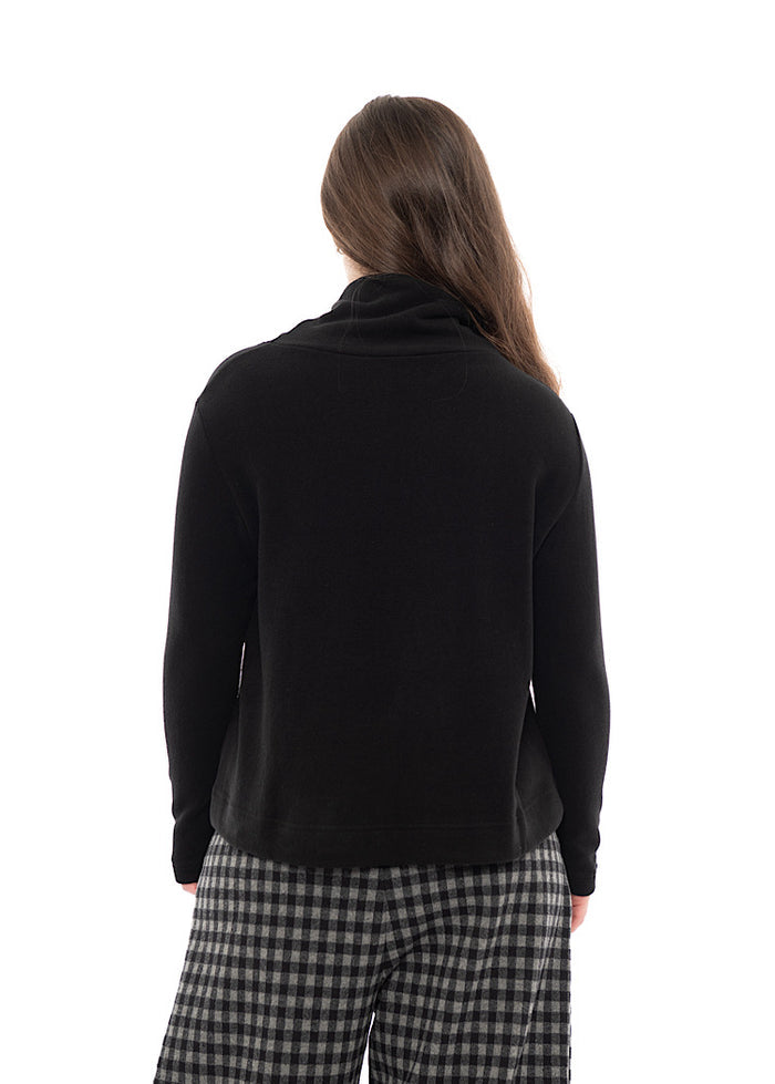 COTTON-FLEECE LYDIA PULLOVER