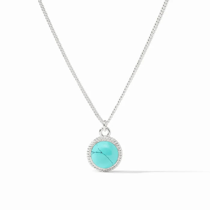 Fleur-de-Lis Solitaire Necklace