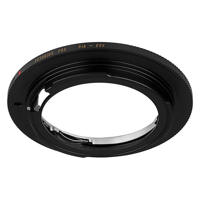 Fotodiox Pro Lens Mount Adapter - Nikon Nikkor F Mount D/SLR Lens to Canon EOS (EF, EF-S) Mount SLR Camera Body