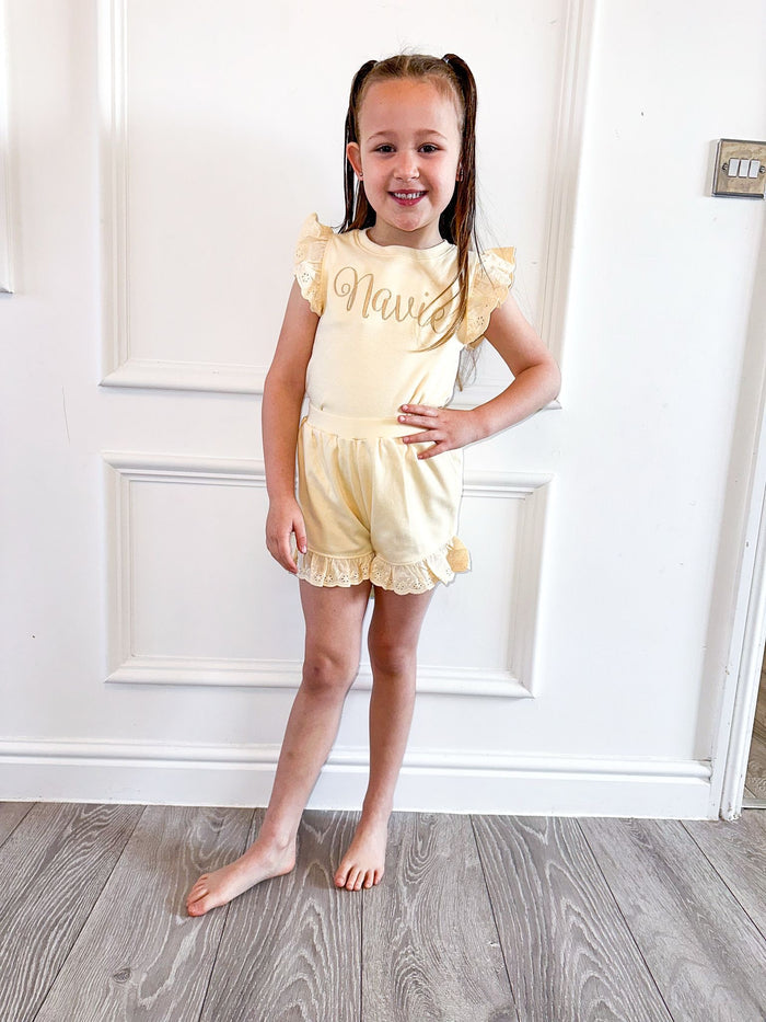 Frill Short Set