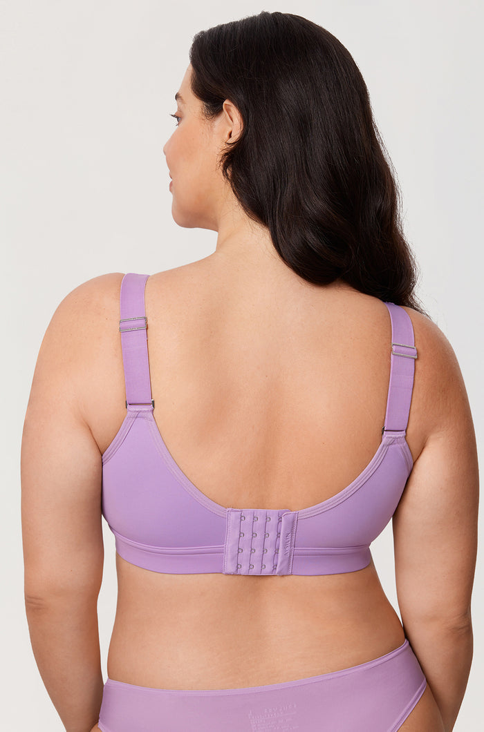 Women's Full Coverage Wireless Unlined Bra Rose Purple