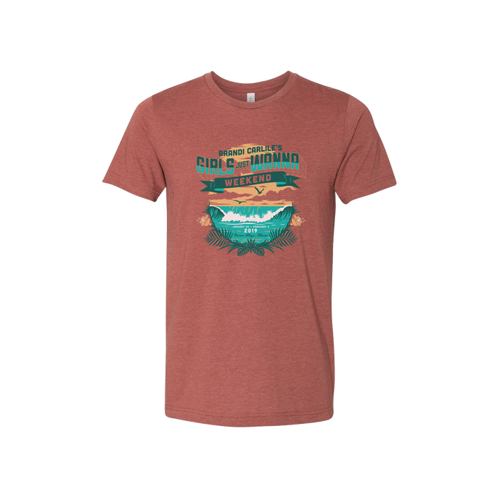 Girls Just Wanna Weekend 2019 Unisex Waves T-Shirt