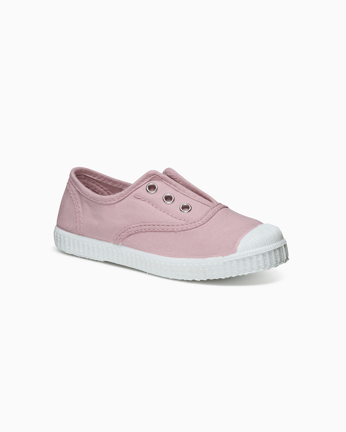 Hampton Canvas Canvas Shoes Hampton Canvas Plum Plimsolls in Dusky Rose