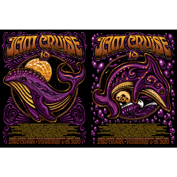 Jam Cruise 19 Jeff Wood Uncut Poster