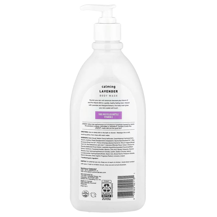 Jason Calming Lavender Body Wash - 30 oz - 6 Pack