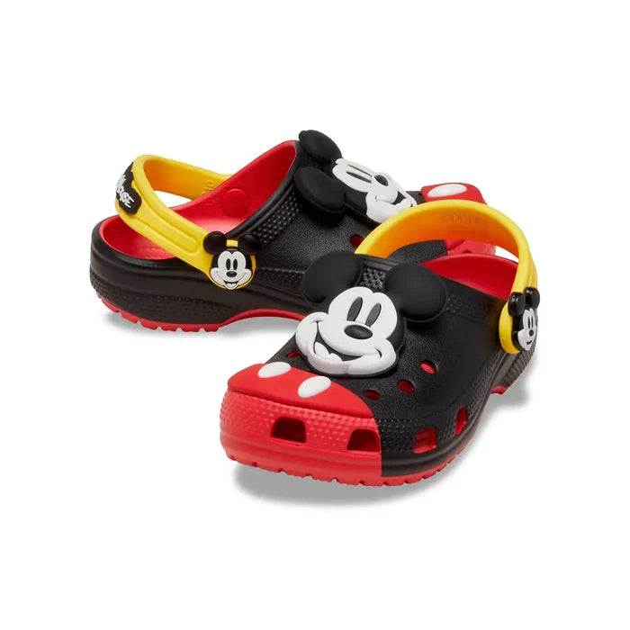 Kids Mickey Mouse Classic Clog 'Black Red'
