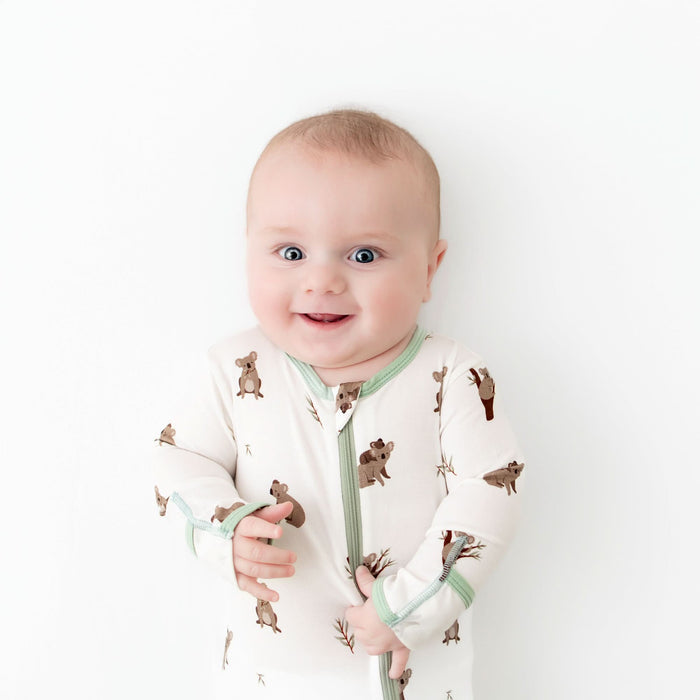 Koala Zippered Footie