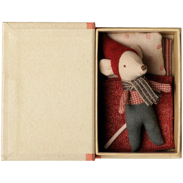 Maileg - Christmas Mouse, Baby in Book