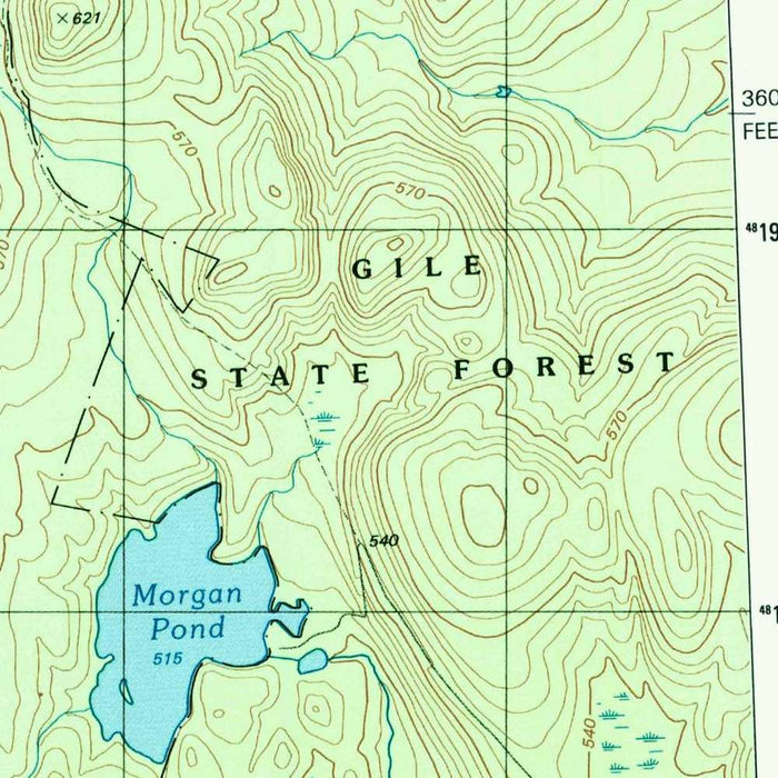 Map of Sunapee, New Hampshire by USGS, 1998 – Lake Sunapee, Newbury & Springfield