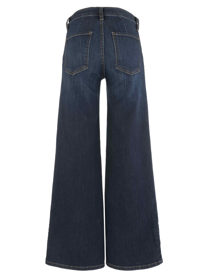 Maya High Rise Fab AB Wide Leg jeans
