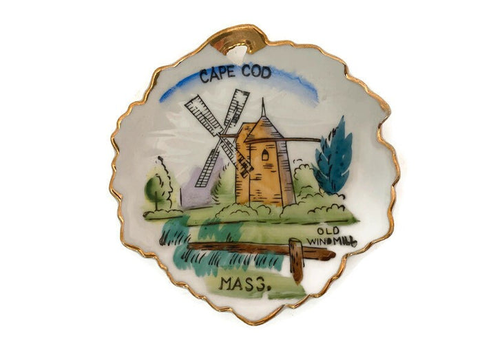 Midcentury Cape Cod Massachusetts Souvenir Dish at Duckwells