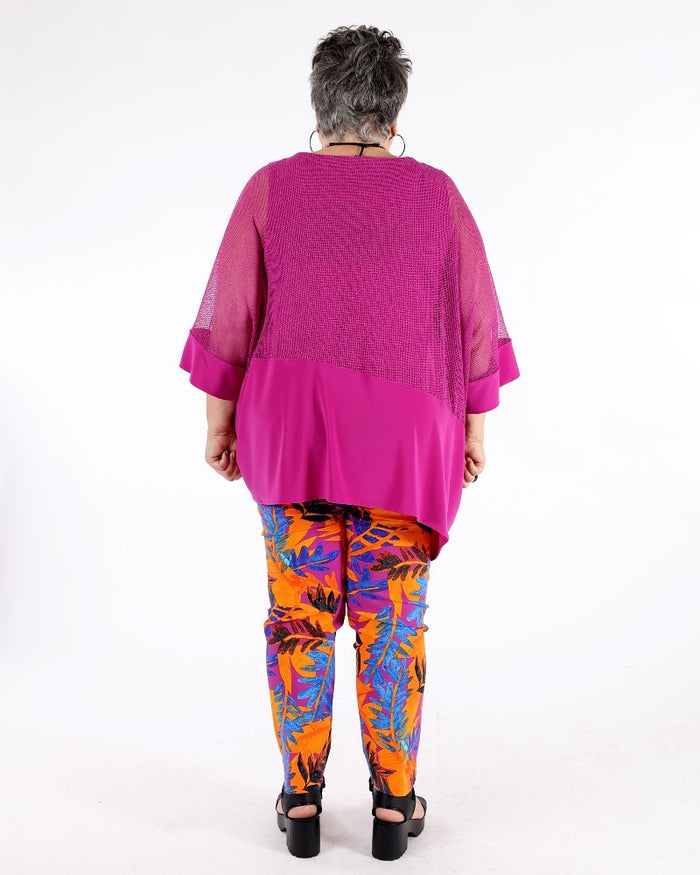 Millennium Tropical Print Straight Leg Pants - Joseph Ribkoff