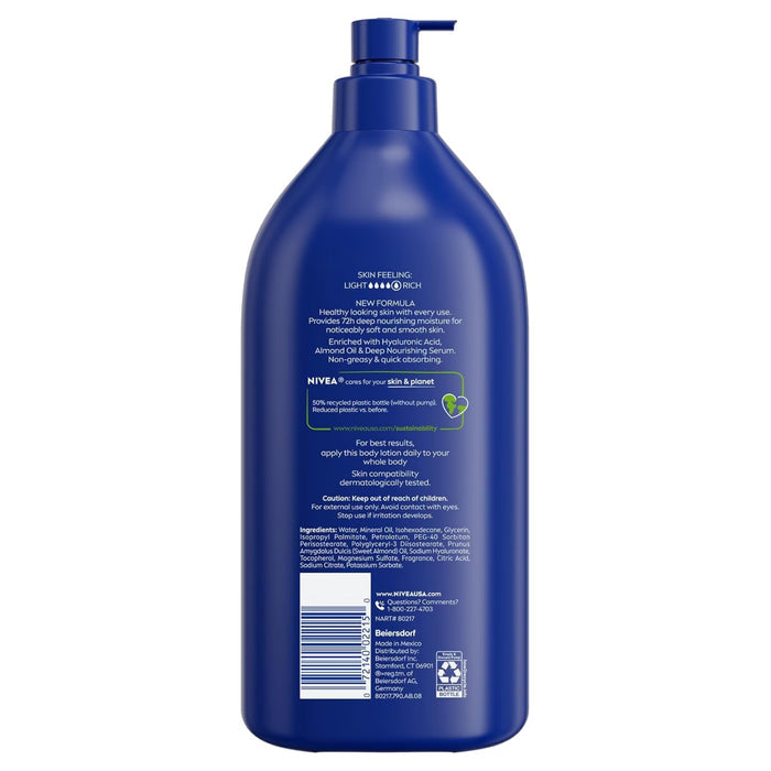 NIVEA Essentially Enriched Body Lotion - 33.8 oz - 3 Pack