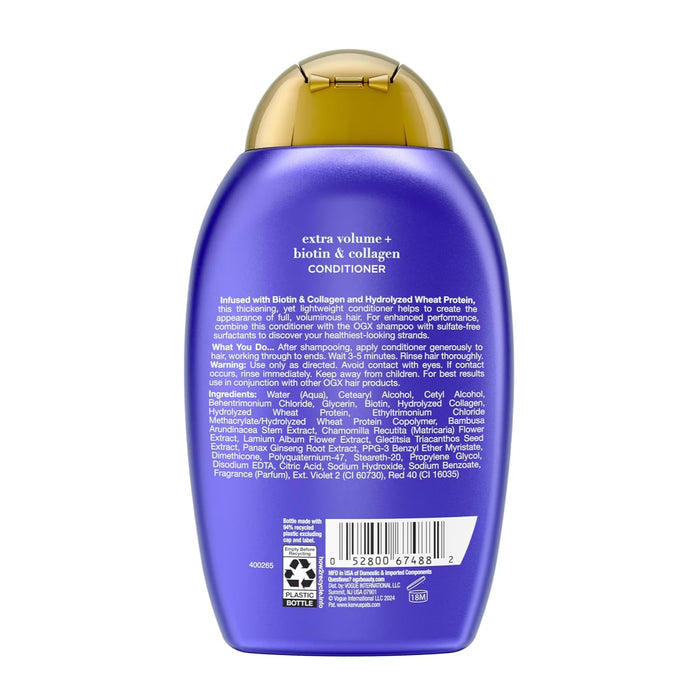 OGX Extra Strength Biotin & Collagen Conditioner - 13 oz - 4 Pack