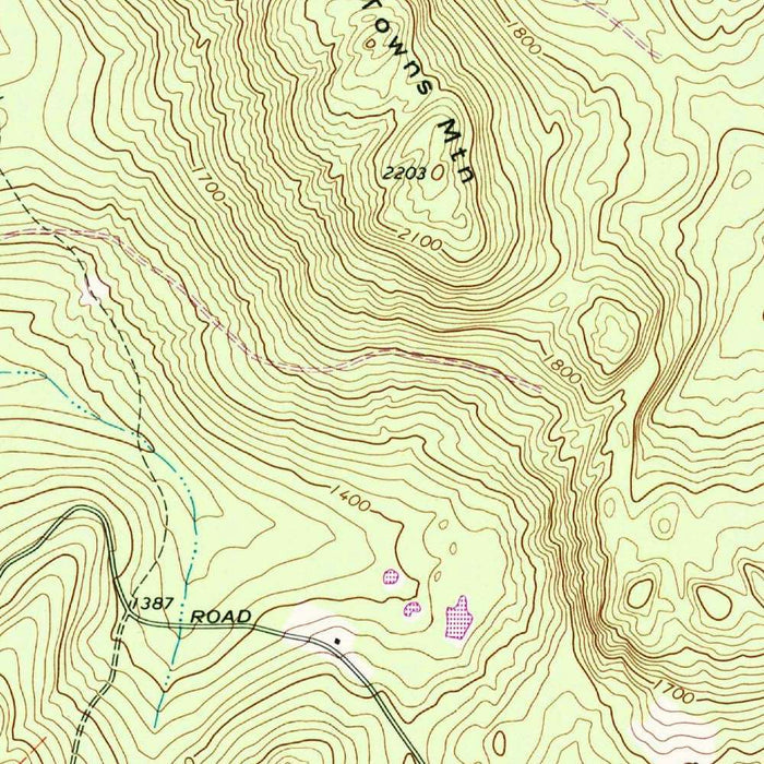 Old Map of Littleton, New Hampshire by USGS, 1971 – Moore Reservoir & Ammonoosuc River