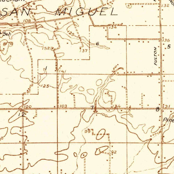 Old Map of Occidental, California by USGS, 1935 – Santa Rosa, Russian River & Bodega Bay