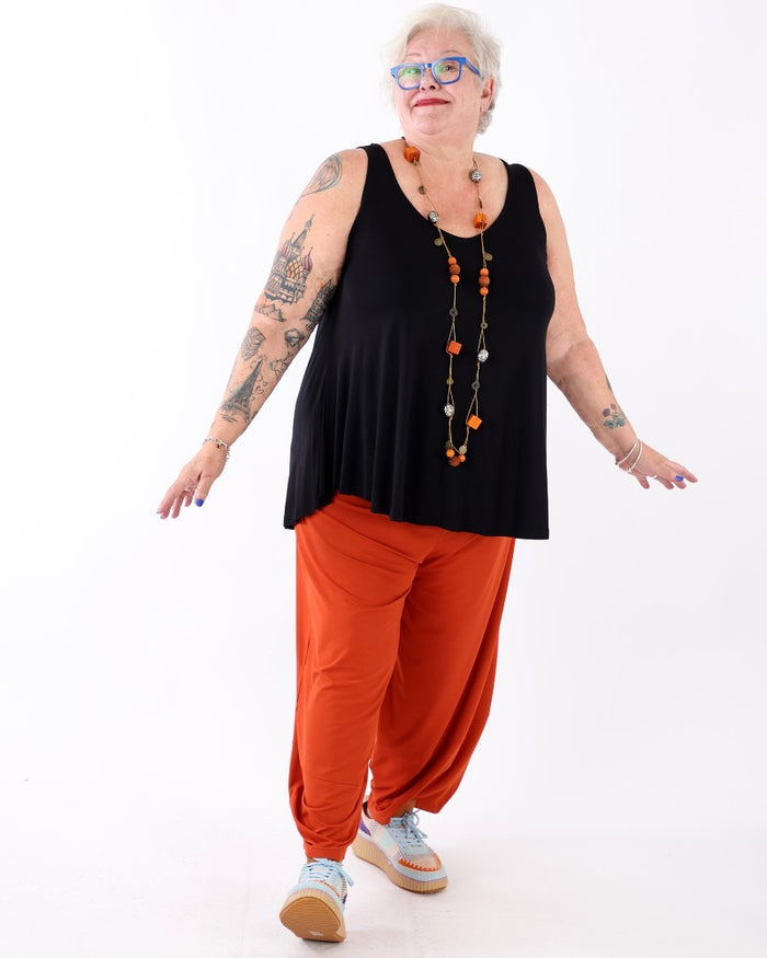 Orange Paul pants - G!Ozé