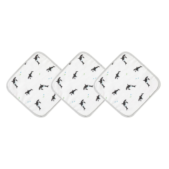 Orca Washcloth Set