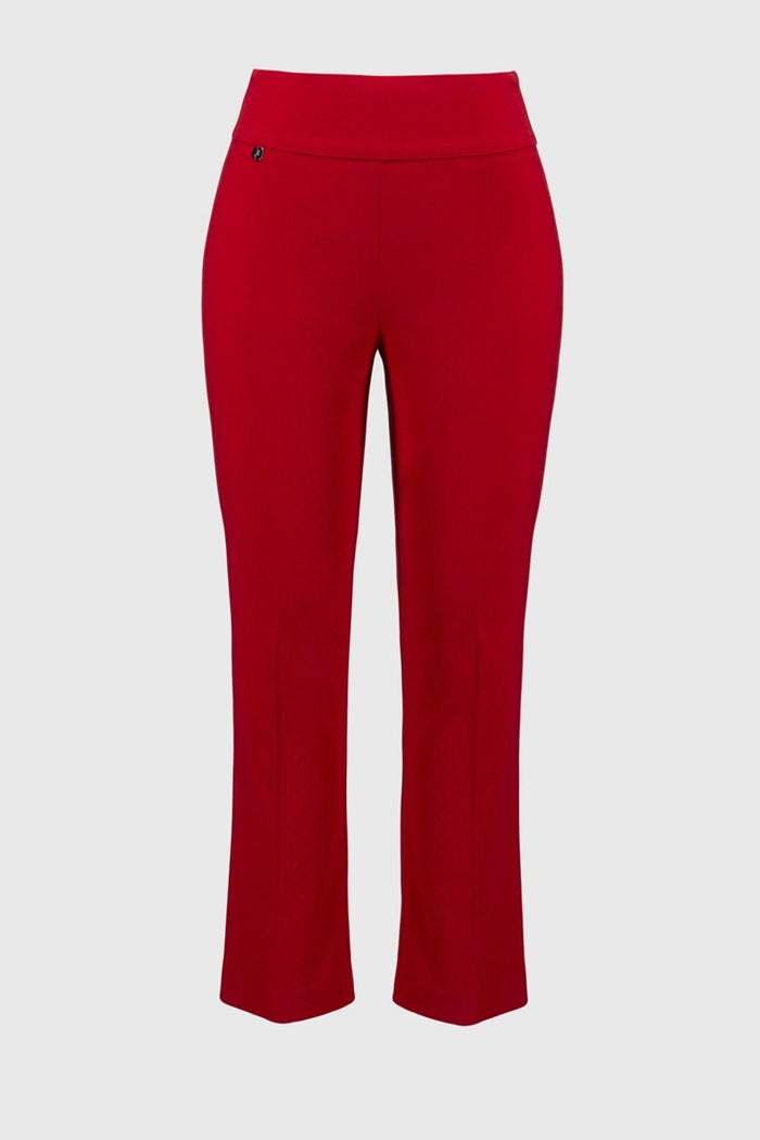 Pantalon Court Jacquard Texturé à Enfiler - Joseph Ribkoff