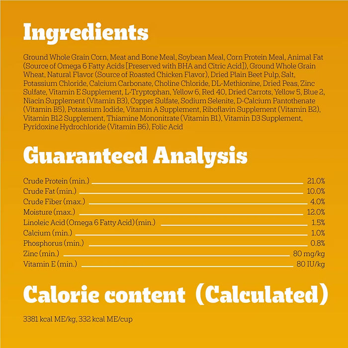 Pedigree Complete Nutrition Adult Dry Dog Food, Roasted Chicken & Vegetable Flavor, 50 lb