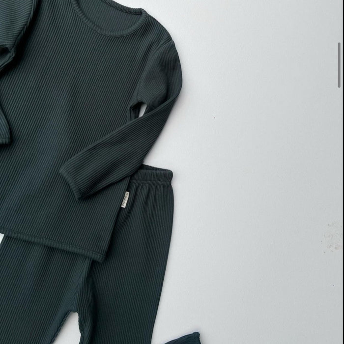 Pine Ribbed Loungewear