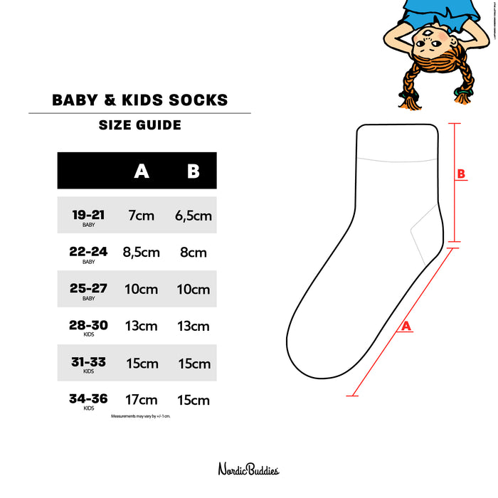 Pippi Banana Kids Socks