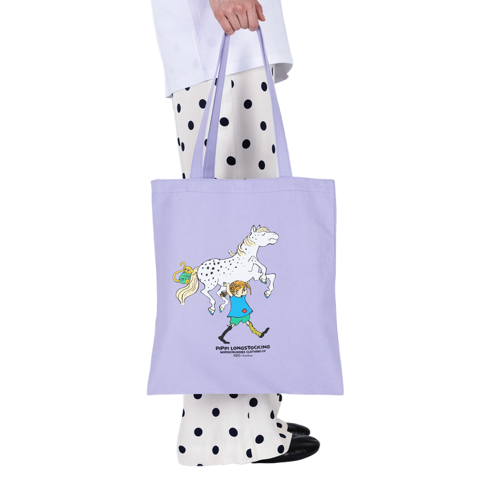 Pippi & Little Old Man Tote Bag