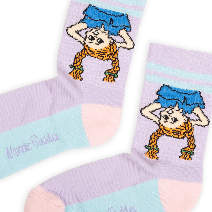 Pippi Upside Down Women's Retro Socks