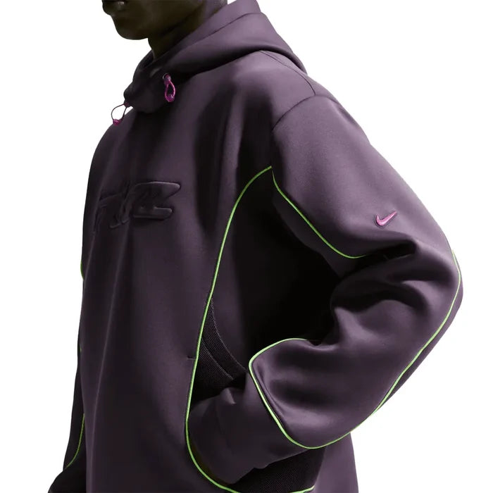 Project F.R.O.G. Bubble Mesh Pullover Hoodie 'Dark Raisin'