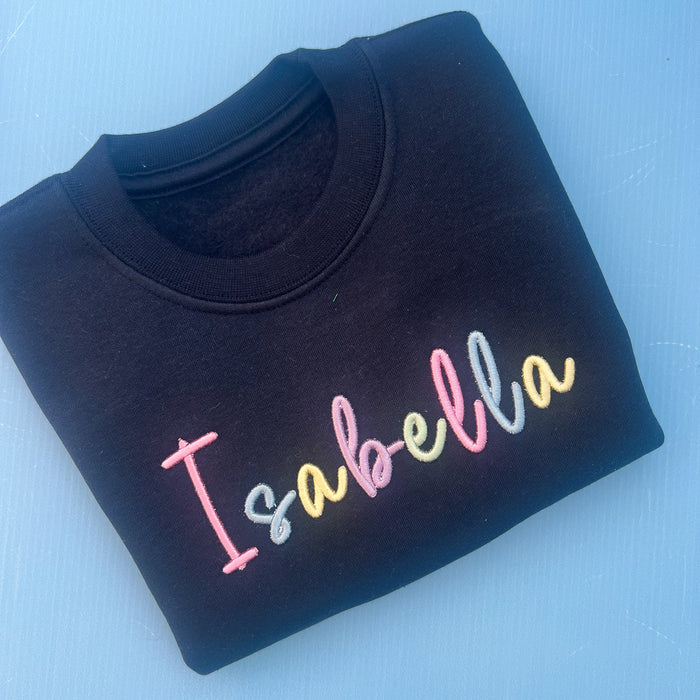 Rainbow Puff Sweatshirt