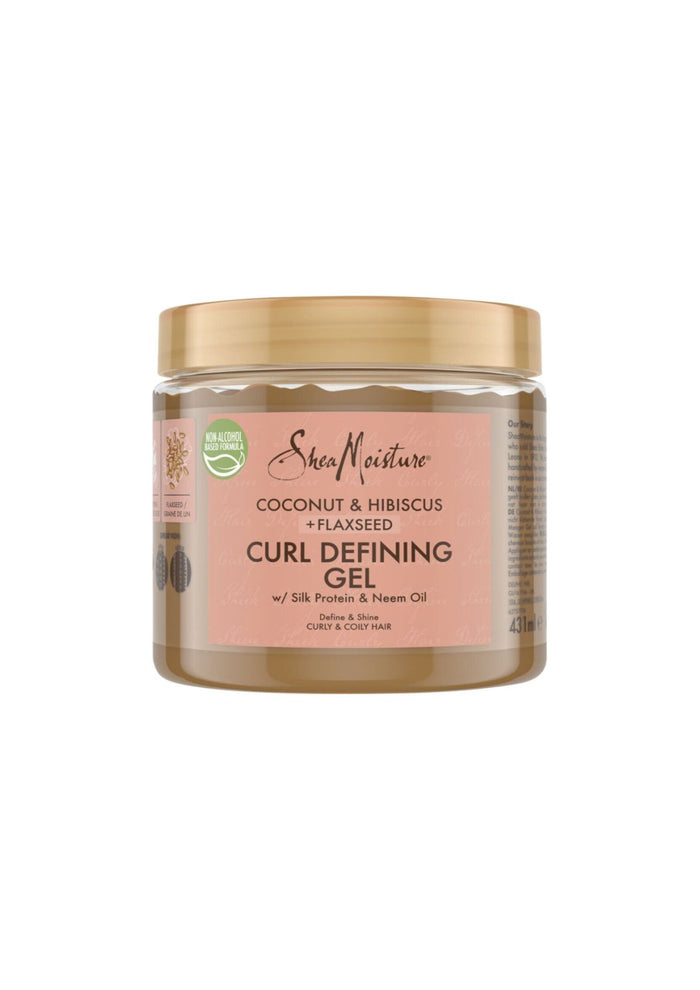 Shea Moisture Coconut & Hibiscus Curl Defining Gel 431 ml – Definitiegel voor Zachte, Veerkrachtige Krullen