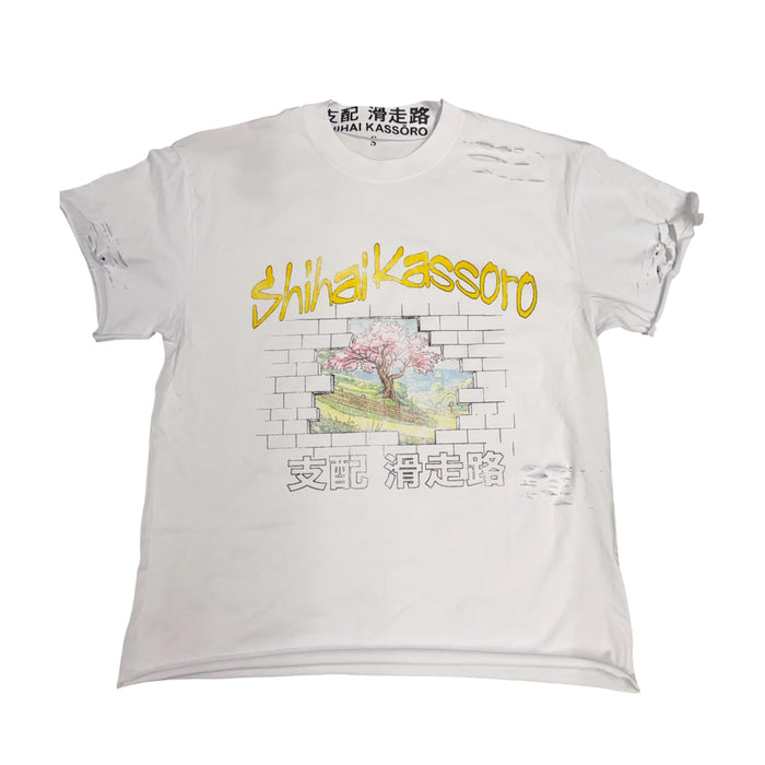 Shihai Kassori Brick Distressed T-Shirt