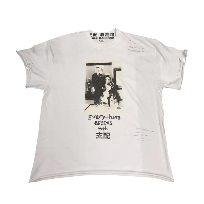 Shihai Kassori Masked Distressed T-Shirt