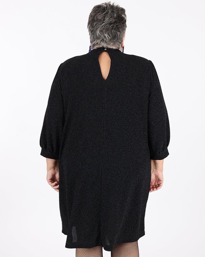 Shimmering black dress - Mat