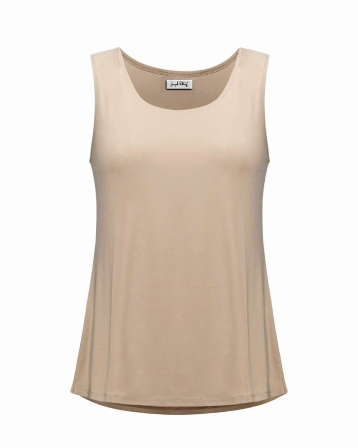 Silky Knit Scoop Neck Camisole Parchment - Joseph Ribkoff