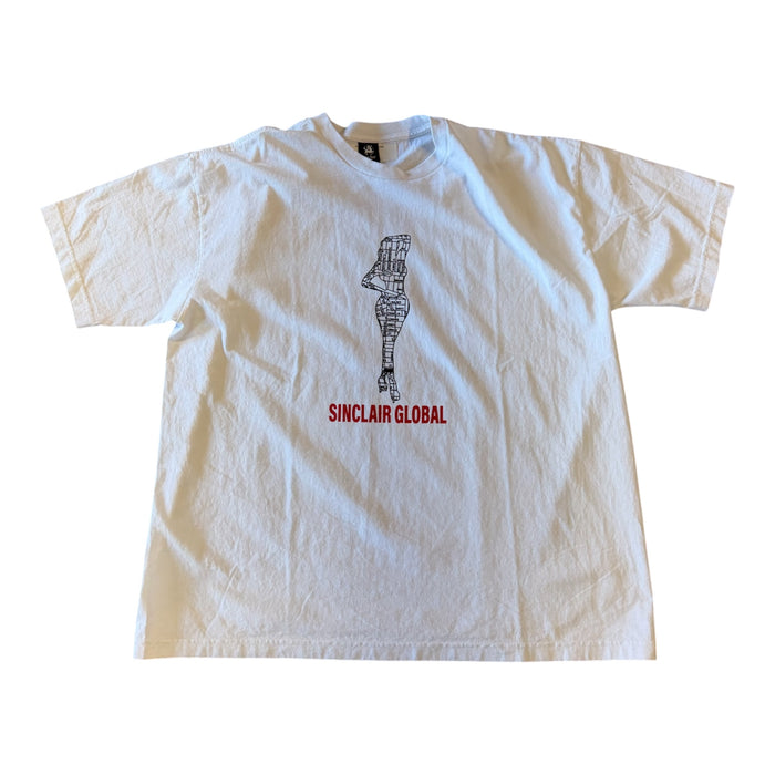 Sinclair Map Tees 'White'