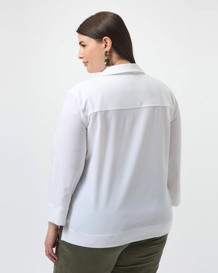 Stretch Poplin Straight Top - Joseph Ribkoff